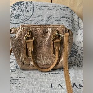 See by Chloe Rose Gold Metallic Mini Paige Bag